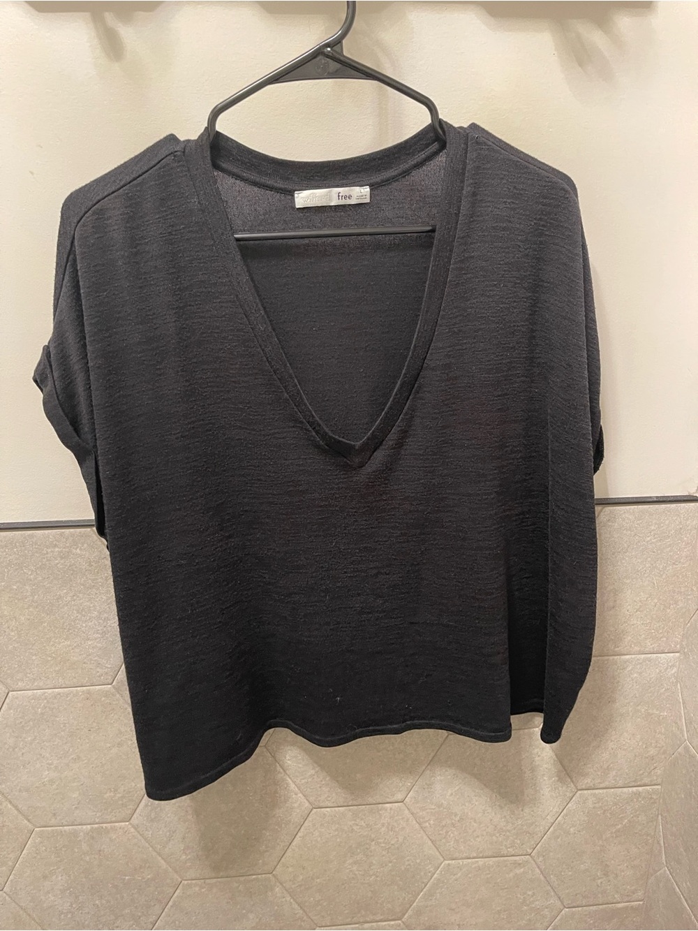Wilfred Black V-Neck Relaxed Tunic